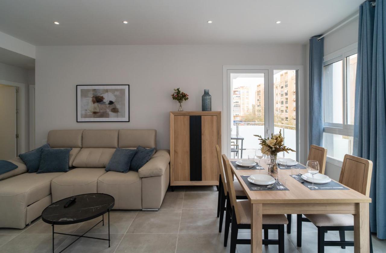 Aac Malaga - Apartamento Con Terraza, Muy Amplio, Totalmente Equipado, Cerca Del Centro Y Nuevo! Luaran gambar